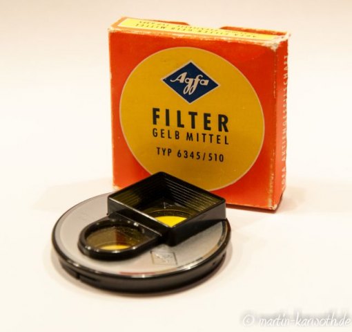 Agfa Flexilette Gelbfilter Typ 6345/510